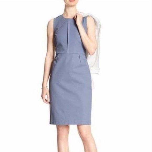 Banana Republic Bi-Stretch Body-con Sheath Dress Sz 0 - Picture 2 of 11